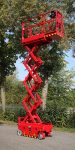 Bild einer ausgefahrenen, roten PB S78-7EL der PB ECo Serie